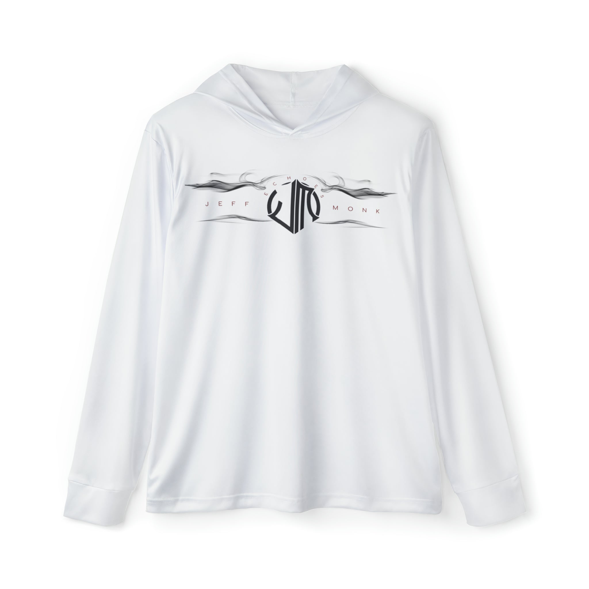 AOP popular Hooded T-Shirt White