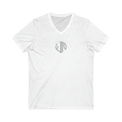 Unisex Jersey Short Sleeve V-Neck Tee